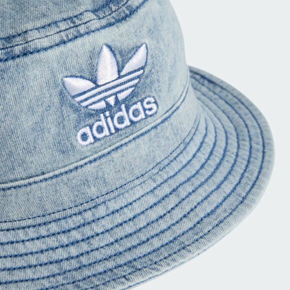 ?️Adidas denim trefoil Women\'s stonewashed classic Logo Bucket Hat OS main image 16